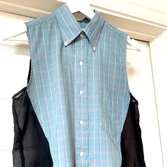 MOVING SALE | NWT Urban Outfitters Women’s Long Plaid Sleeveless Top, Size S - Picture 2 of 4